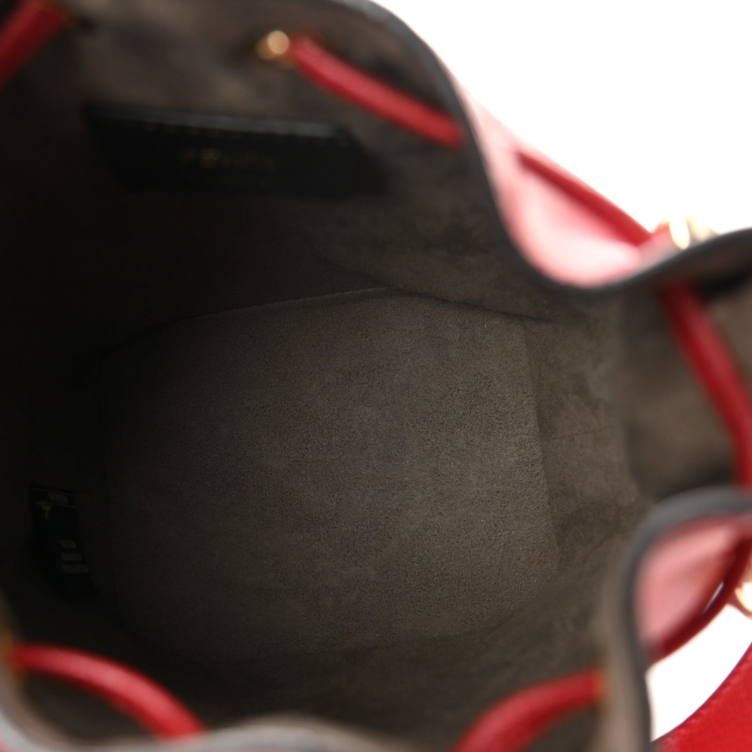 Vitello Cruise F is FNDI Mini Mon Tresor Bucket Bag Fragola