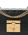 GCCIssima Small Padlock Shoulder Bag Black