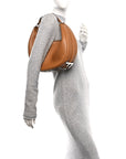 Vitello Grace Matte Medium FNDIgraphy Hobo Bag Caramello