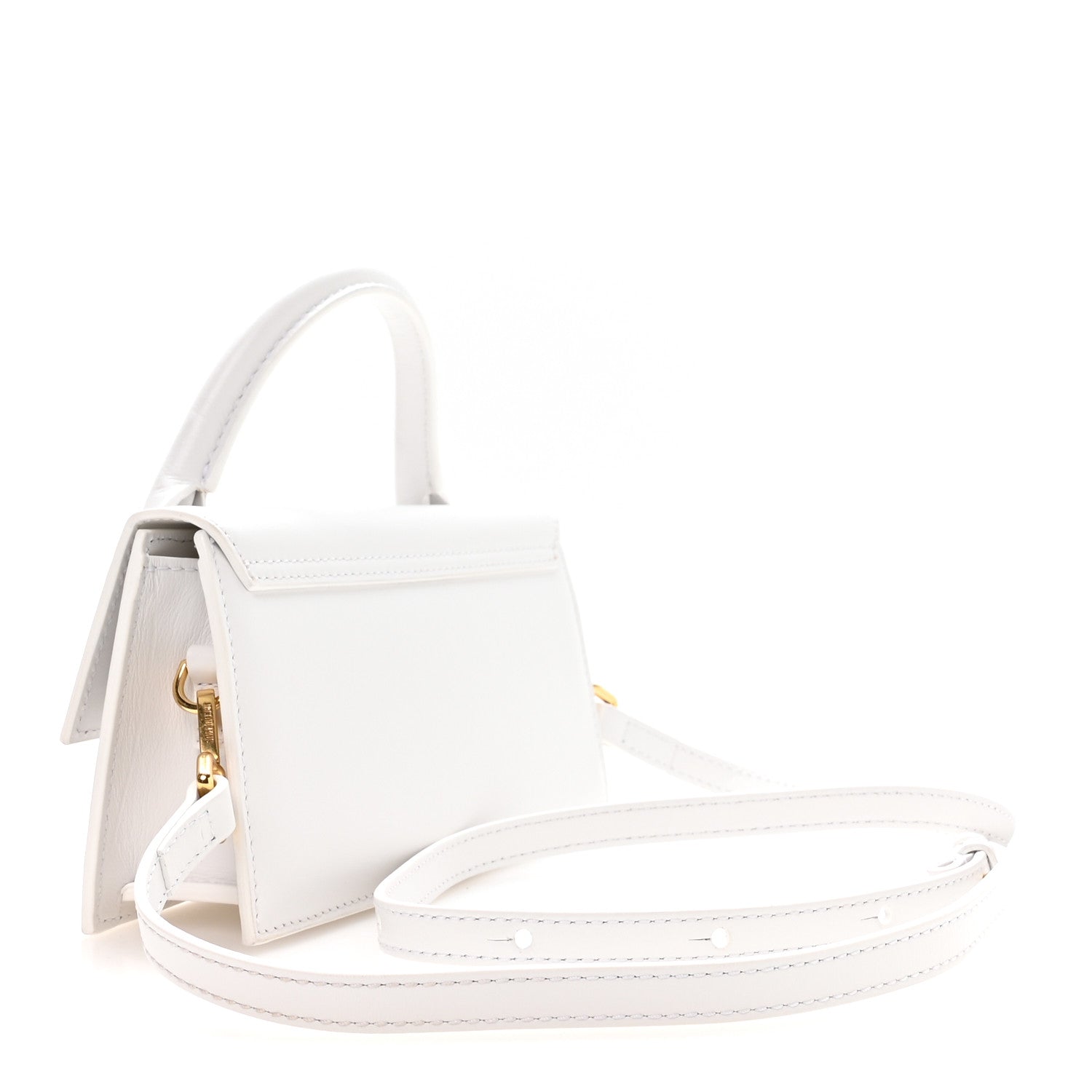 Smooth Calfskin Le Chiquito Long White