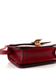 Box Calfskin Small Classic Box Flap Bag Red