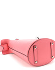 Supple Calfskin Small Bucket Bag Bright Coral Pink