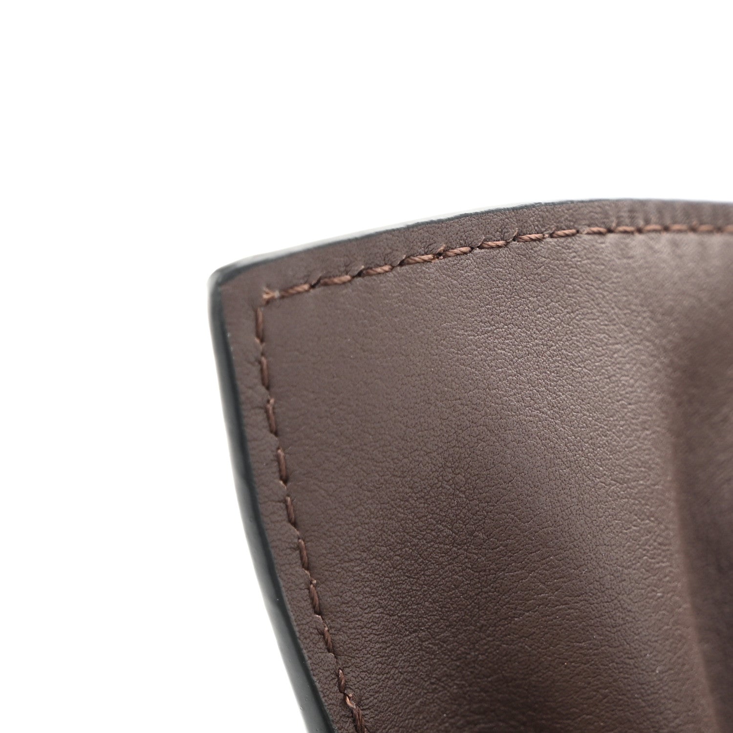Calfskin Mini Flamenco Knot Clutch Chocolate