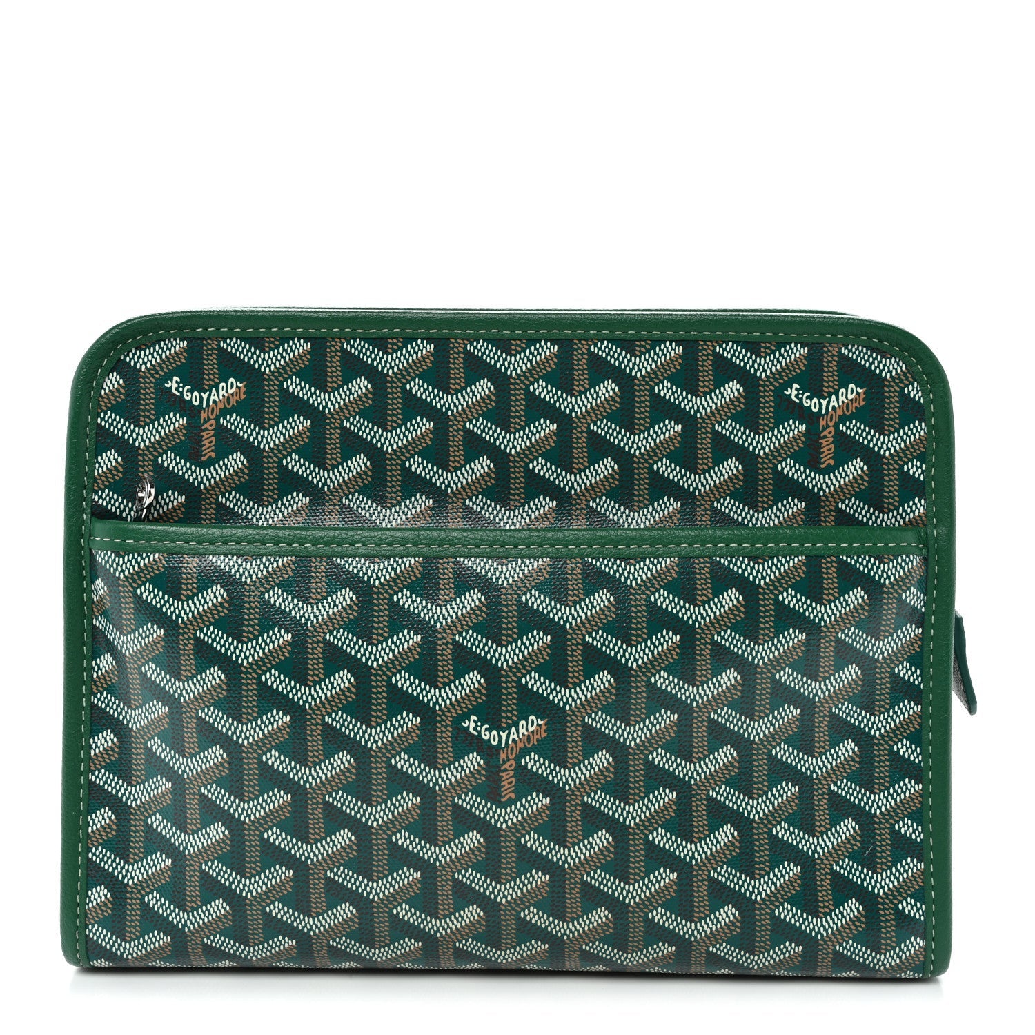 Goyardine Jouvence Toiletry Pouch MM Green