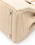 Matte Niloticus Crocodile Birkin 30 Parchemin