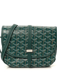 Goyardine Belvedere II PM Messenger Bag Green