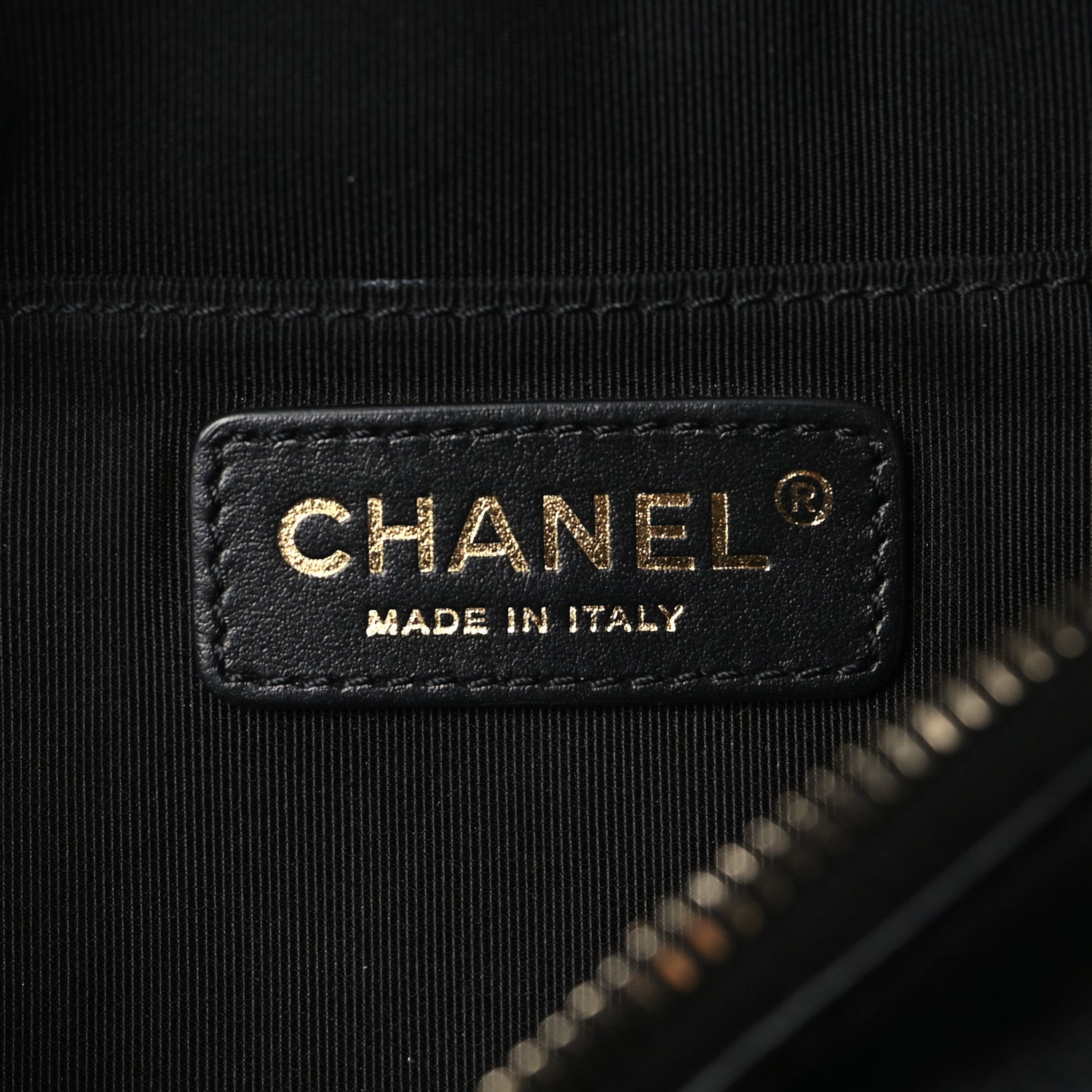 Lambskin Quilted Waist Bag Fanny Pack Black