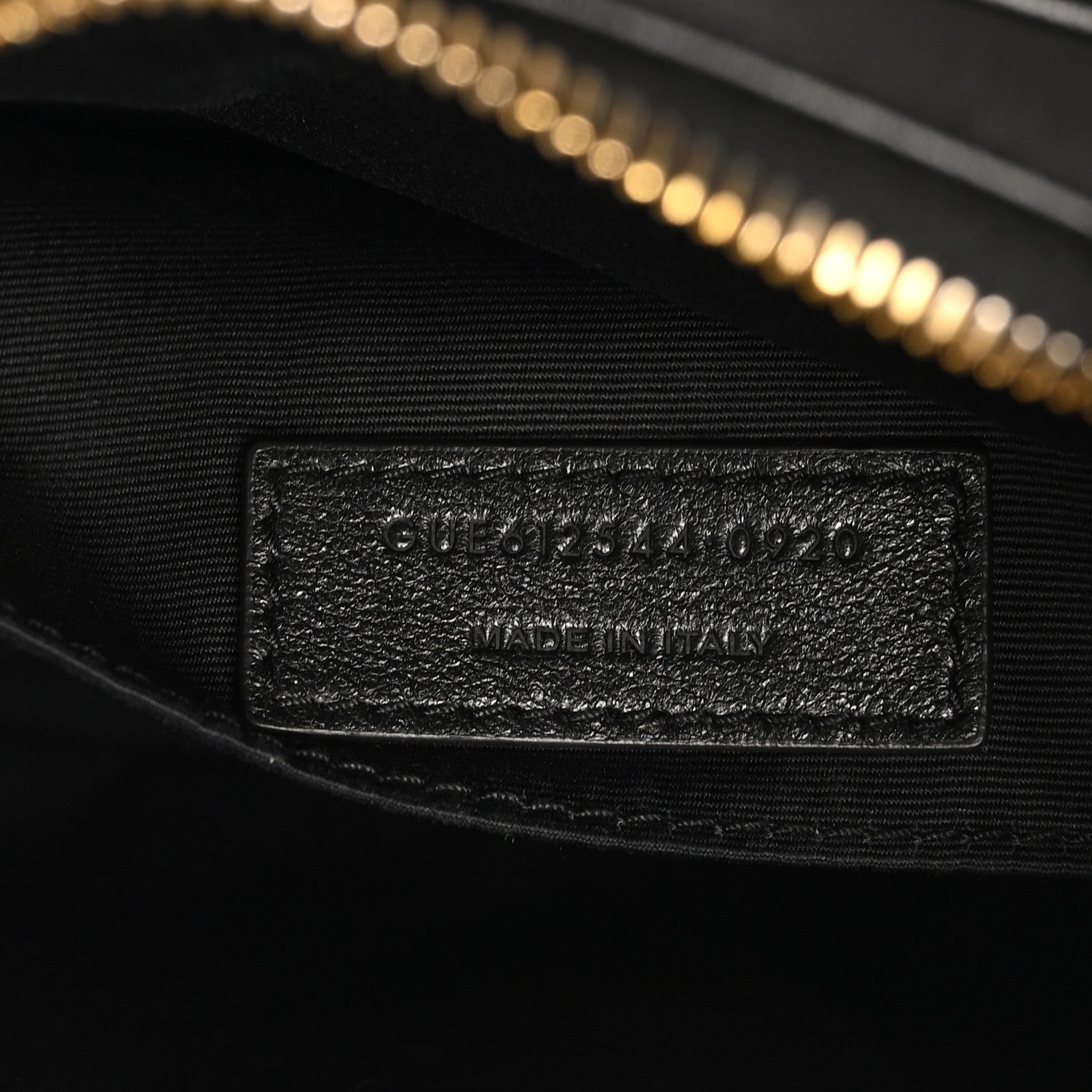 Calfskin Matelasse Monogram Lou Camera Bag Black