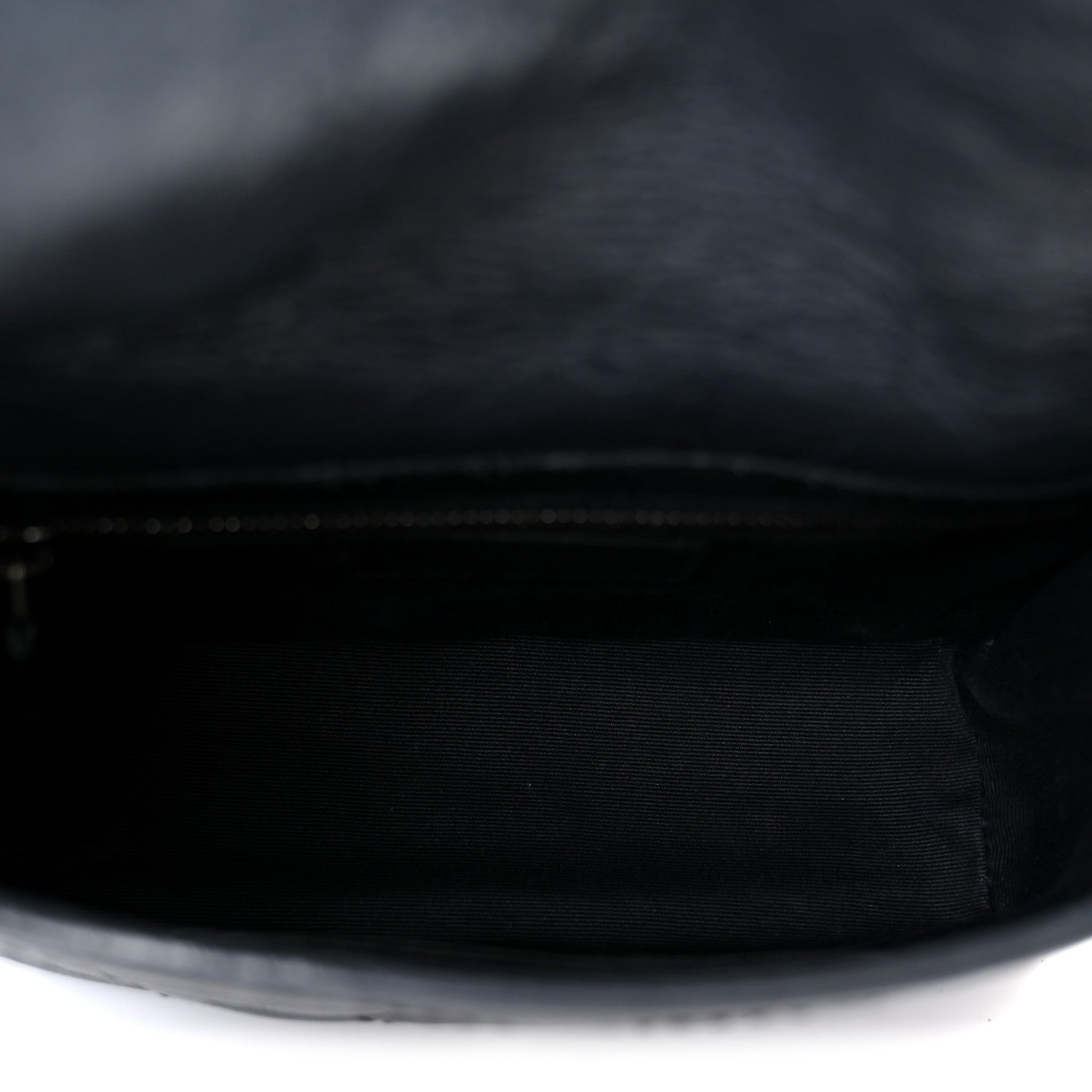 Crinkled Calfskin Matelasse Monogram Niki Chain Wallet Dark Smog