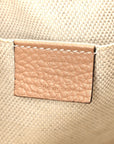 Pebbled Calfskin Small Soho Disco Bag Rose Beige
