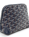 Goyardine Vendome Toiletry Pouch Navy