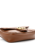 Azalea Calfskin Matelasse Diagonal Super Mini GG Marmont Shoulder Bag Cuir
