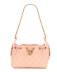 Caviar Quilted Mini CHNL 25 Handbag Light Pink