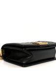 Caviar Quilted Small Boy Flap Black