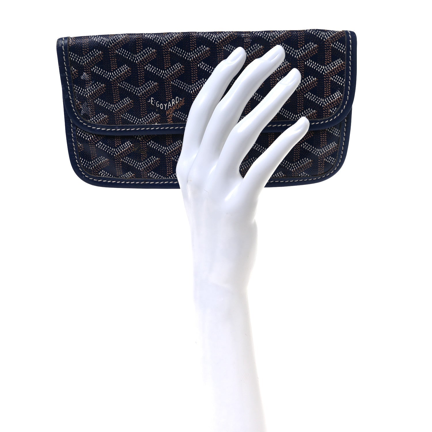 Goyardine Pouch Navy