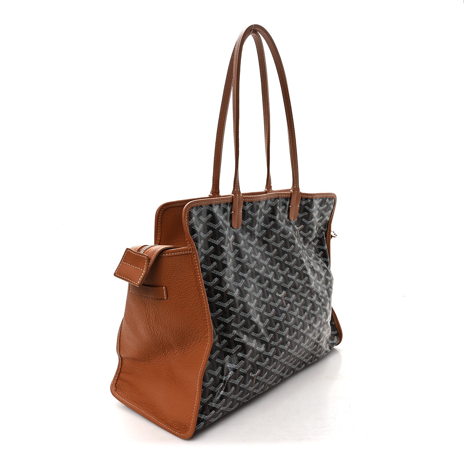 Goyardine Sac Hardy Pet Carrier PM Black Gold