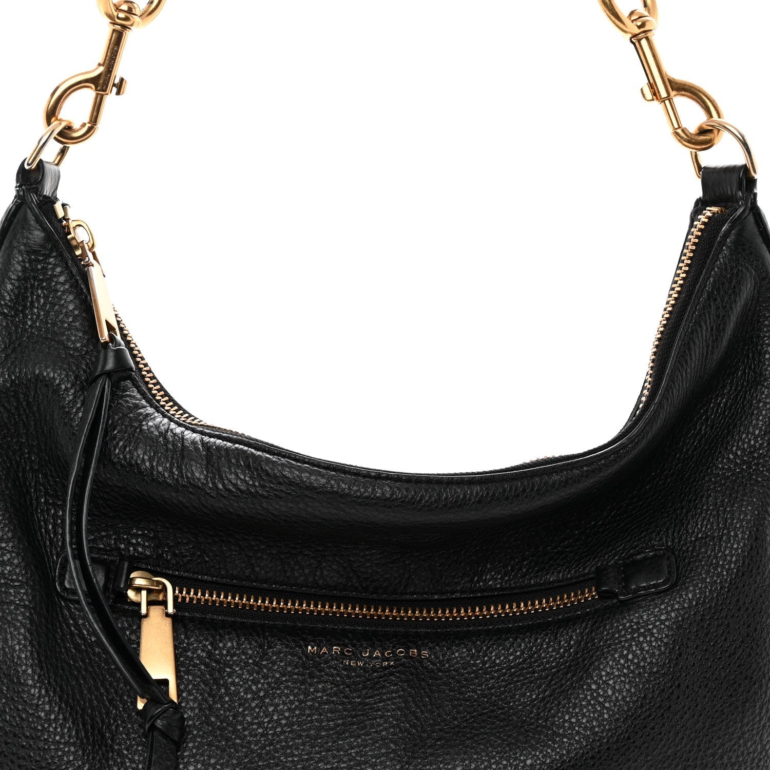 Pebbled Calfskin Hobo Black