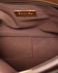 Lambskin Quilted Large CHNL 19 Flap Dark Brown