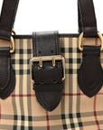Haymarket Check Eden Tote Chocolate