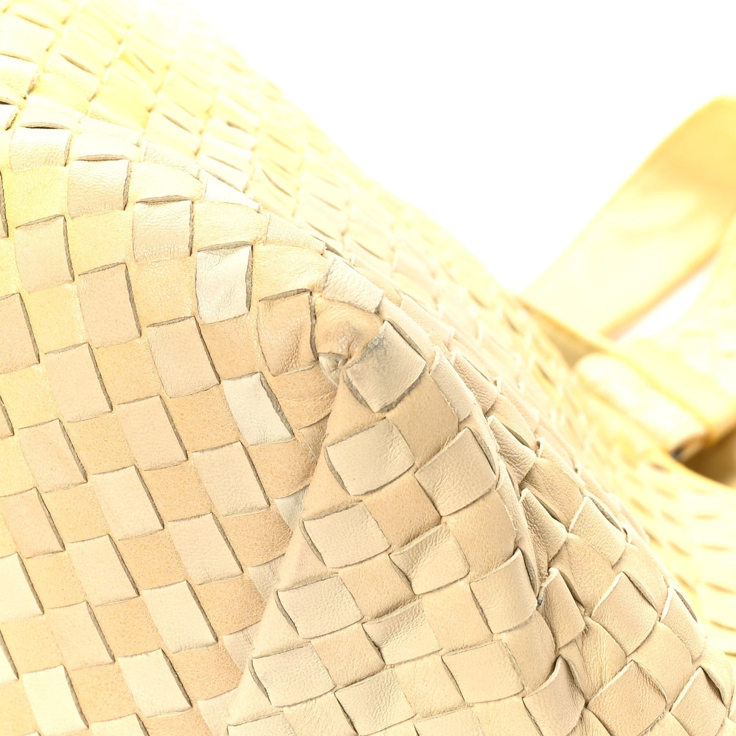 Nappa Intrecciato Nuance Bucket Ombre Tote Yellow