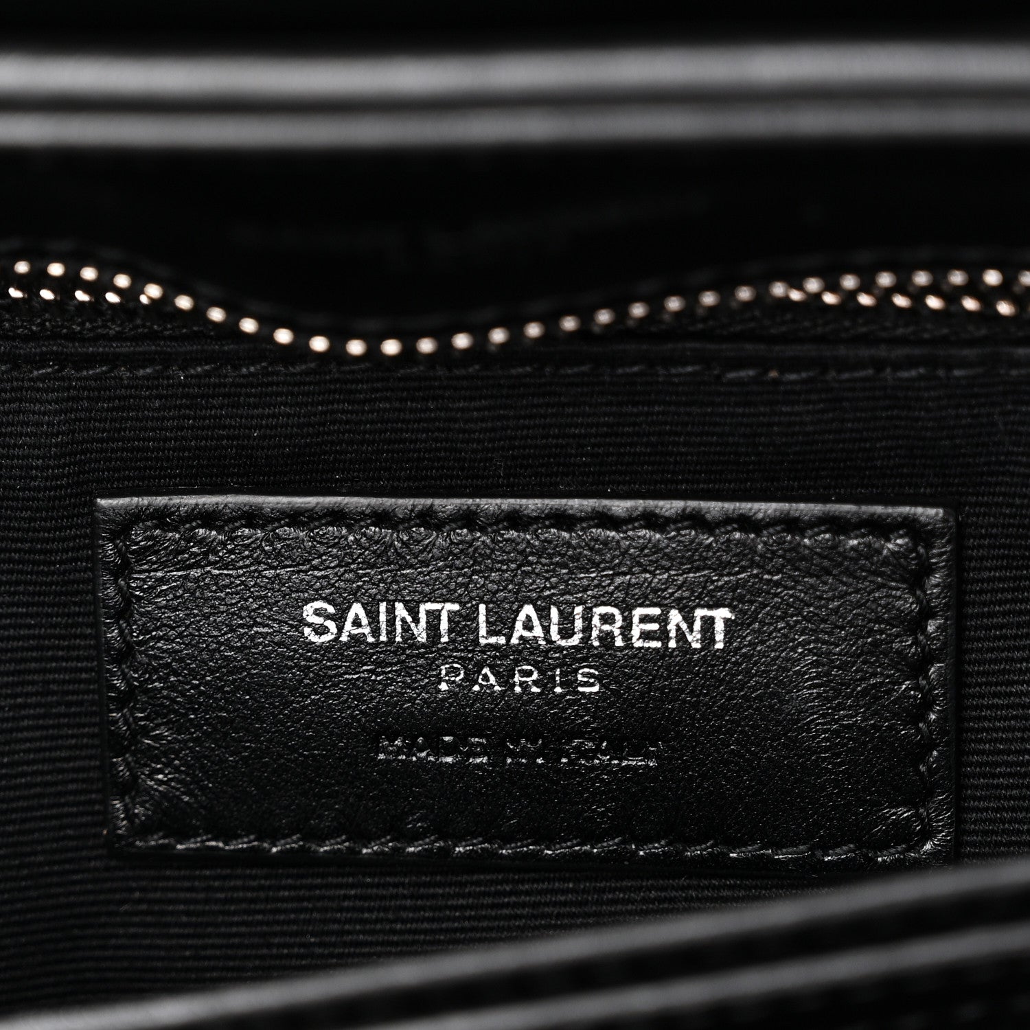 Calfskin Y Quilted Monogram Toy Loulou Crossbody Bag Black