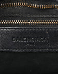 Chevre Gold Metallic Edge Hardware City Black