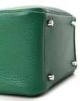 Taurillon Clemence Mini Lindy 20 Vert Vertigo