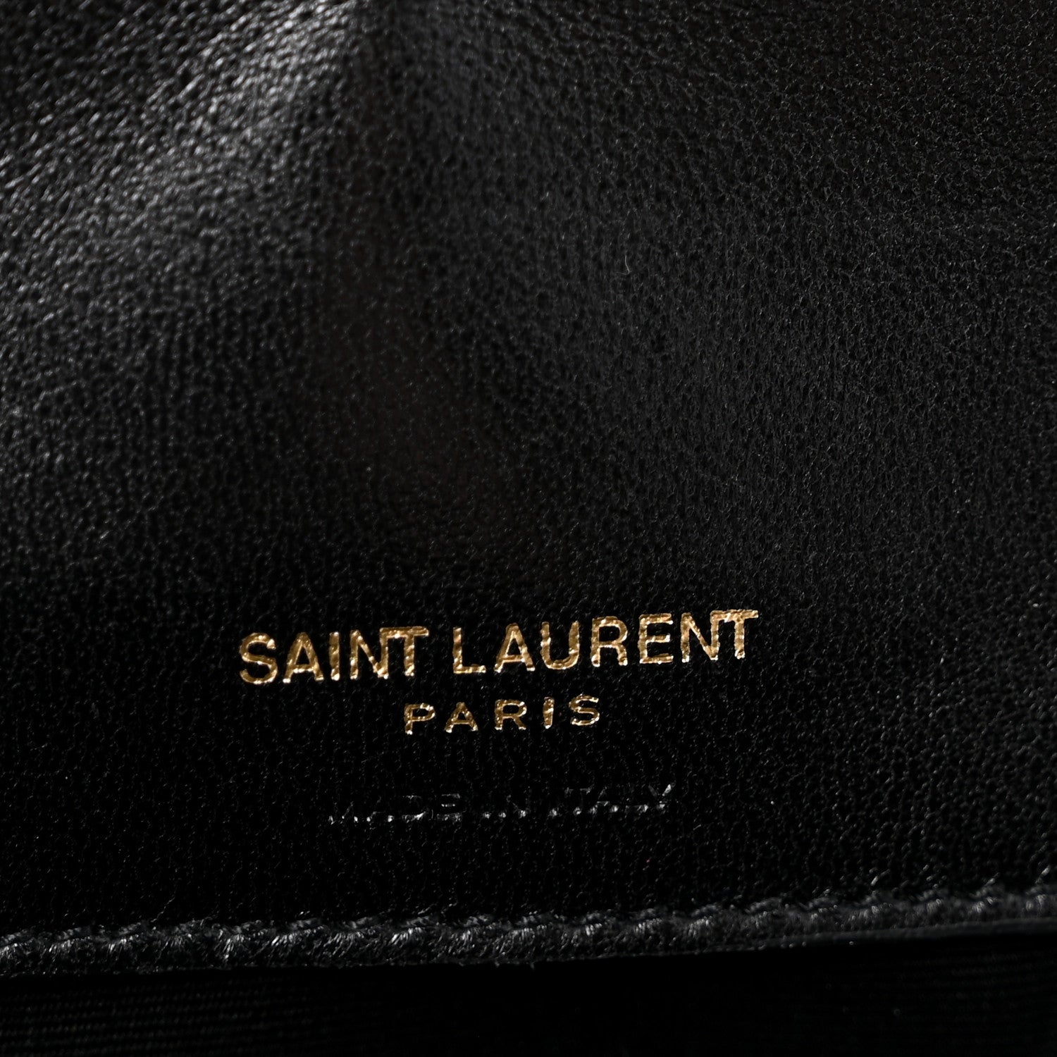 Lambskin Quilted Monogram Large Loulou Black
