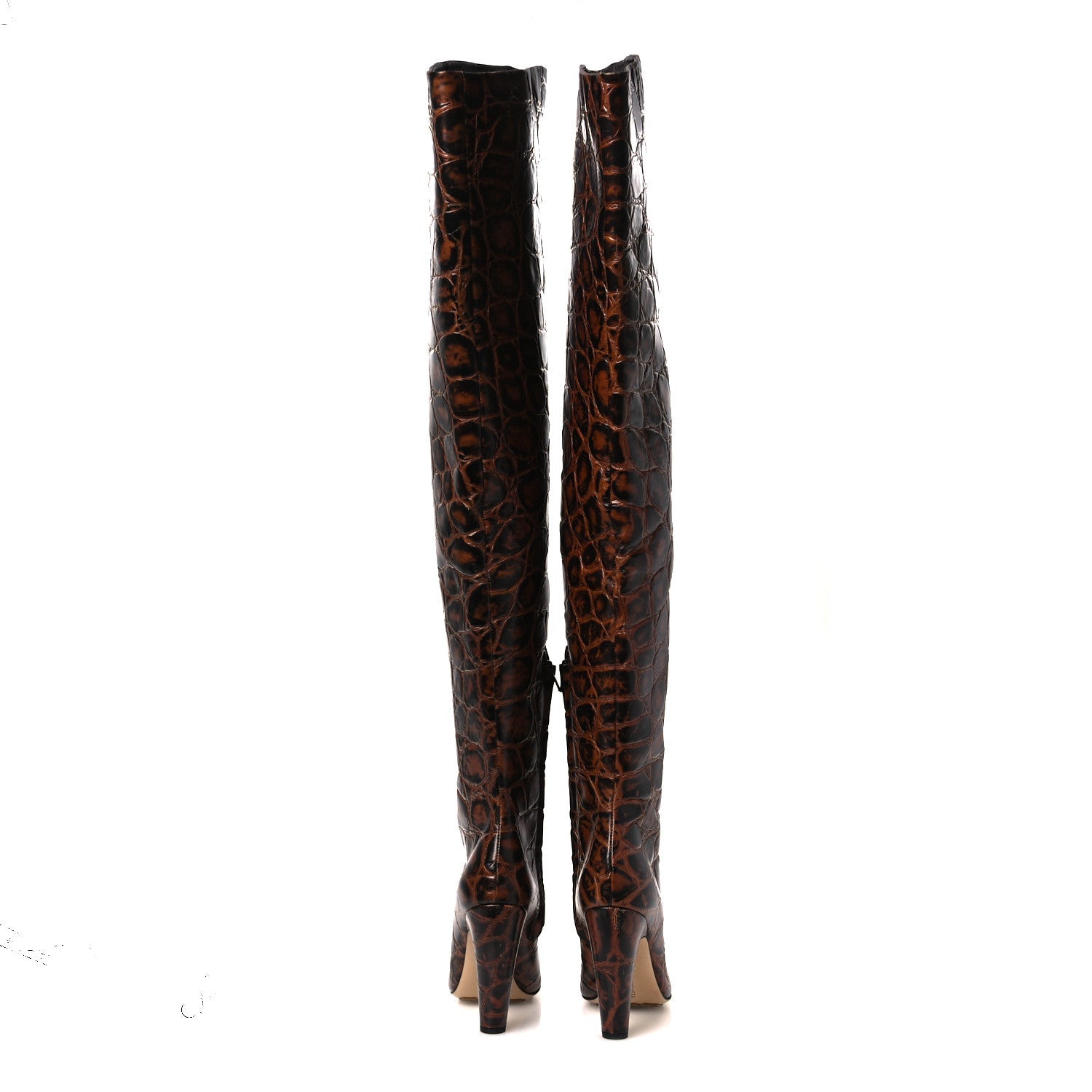 Croc Effect Canalazzo Over The Knee Boots 39 Barrel