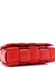 Lambskin Maxi Intreccio Padded Chain Cassette Crossbody Bag Nail Polish