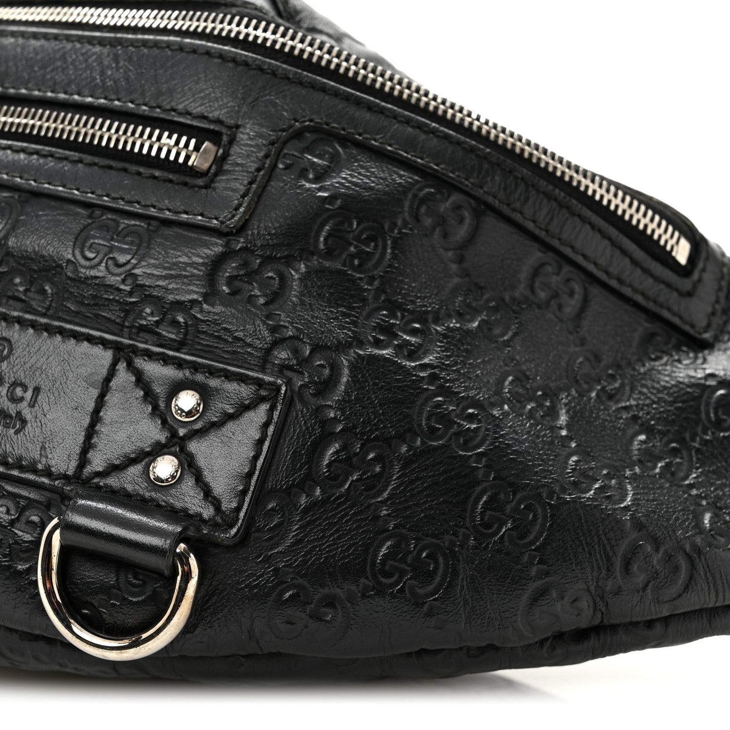 GCCIssima Web Belt Bag Black