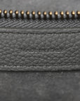 Baby Drummed Calfskin Micro Luggage Kohl