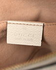 GG Supreme Monogram Flora Web GG Small Ophidia Dome Shoulder Bag White