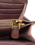 Nappa Lux Matelasse Flap Wallet Mughetto