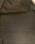 Suede Quilted Medium CHNL 25 Handbag Dark Grey