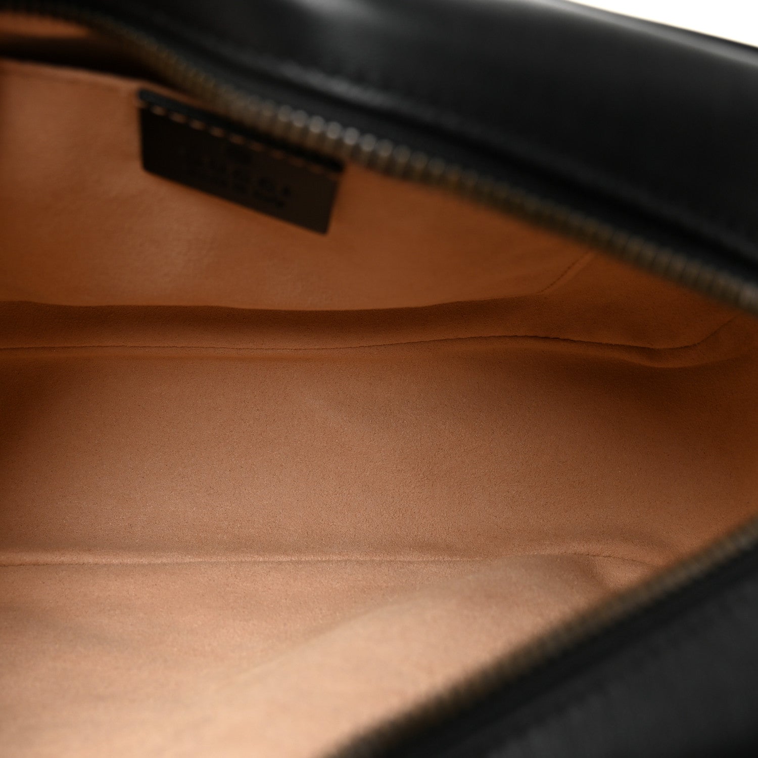 Calfskin Matelasse Small GG Marmont Chain Shoulder Bag Black