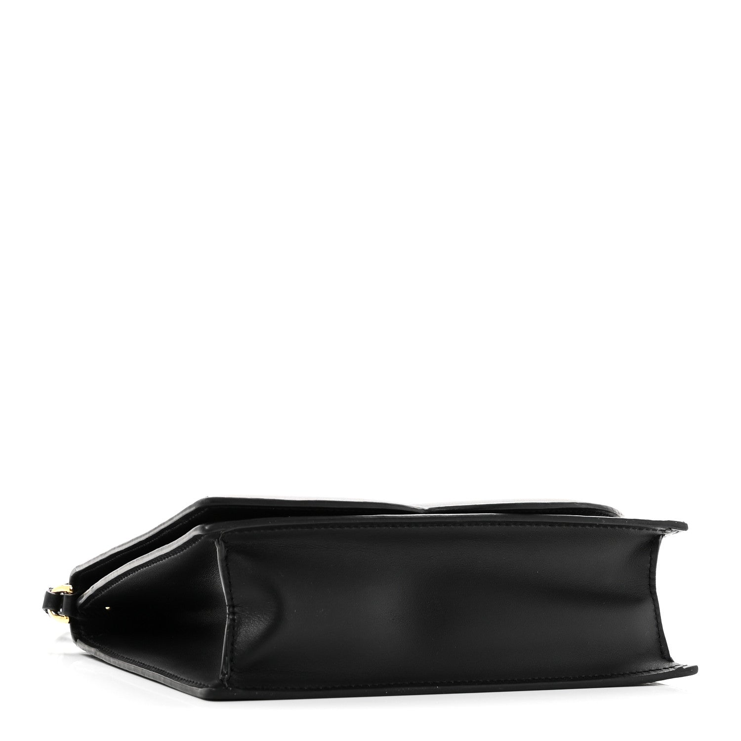Calfskin DG Logo Flap Crossbody Bag Black