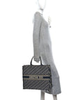 Oblique Large Book Tote Blue Multicolor