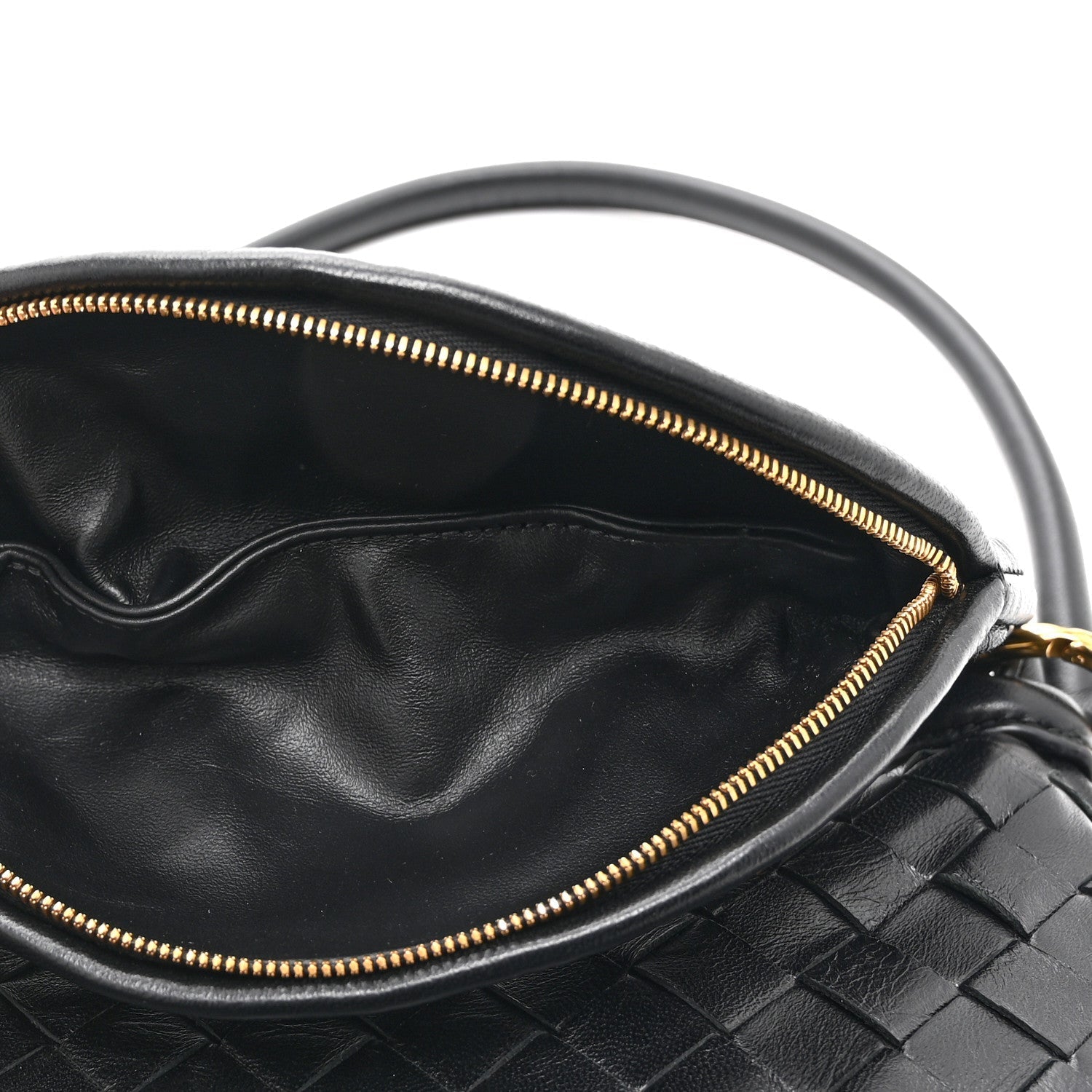 Nappa Intrecciato Small Gemelli Black