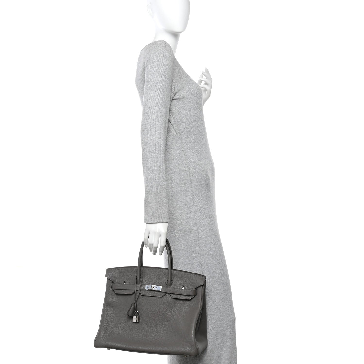 Taurillon Clemence Birkin 35 Etain