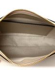 GG Supreme Monogram Textured Dollar Calfskin Web Mini Ophidia GG Handbag Beige Mystic White Oatmeal