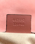 Azalea Calfskin Enamel Matelasse Diagonal Small Torchon GG Marmont Shoulder Bag New Cherry Red Wild Rose