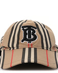 Cotton Vintage Check Monogram Baseball Hat S Archive Beige