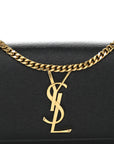 Grain De Poudre Small Classic Monogram Kate Satchel Black