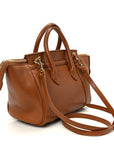 Supple Shiny Lambskin Little New Luggage Soft Tan