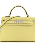 Chevre Mysore Mini Kelly Sellier 20 Jaune Bourgeon