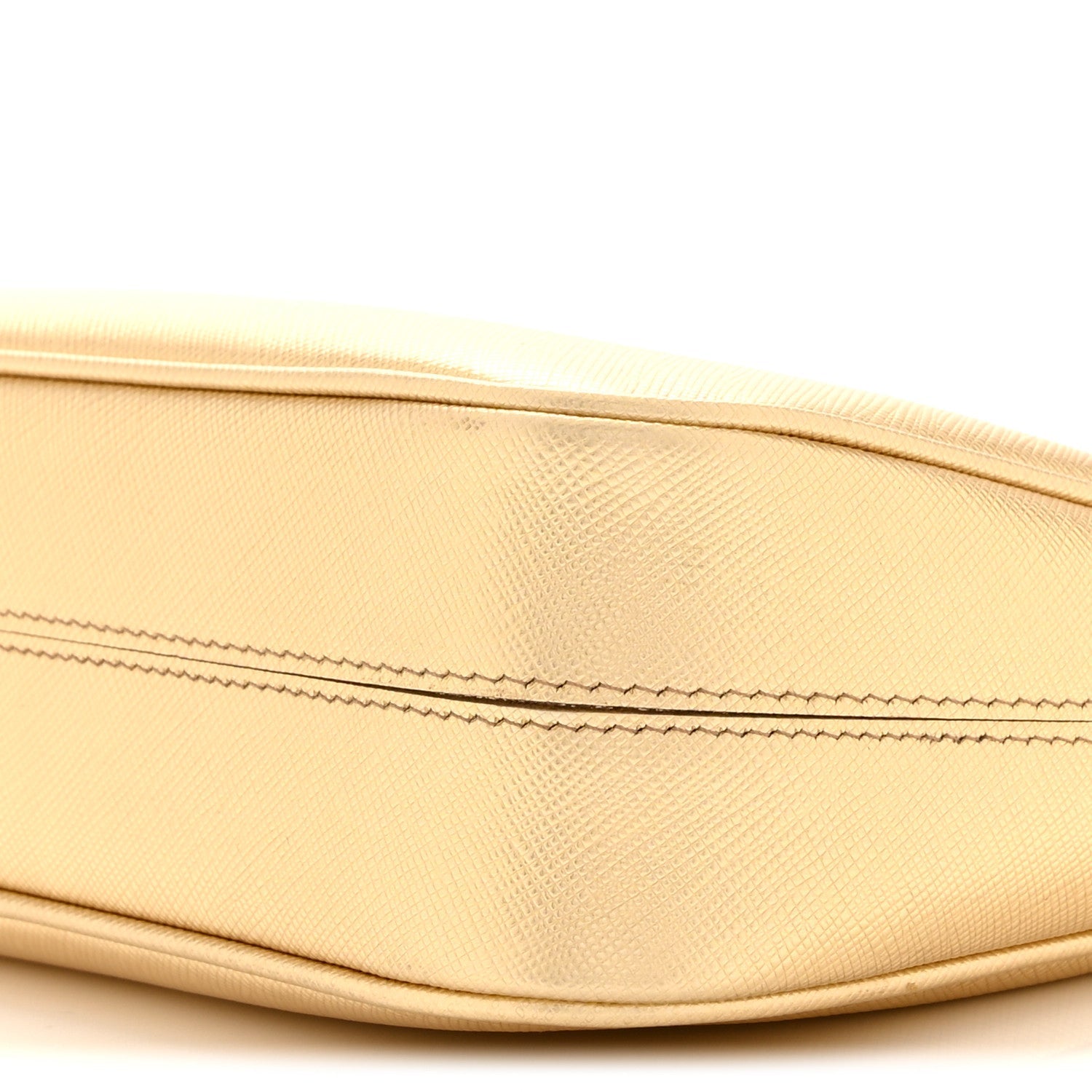 Saffiano Lux Mini Re-Edition Shoulder Bag Platino