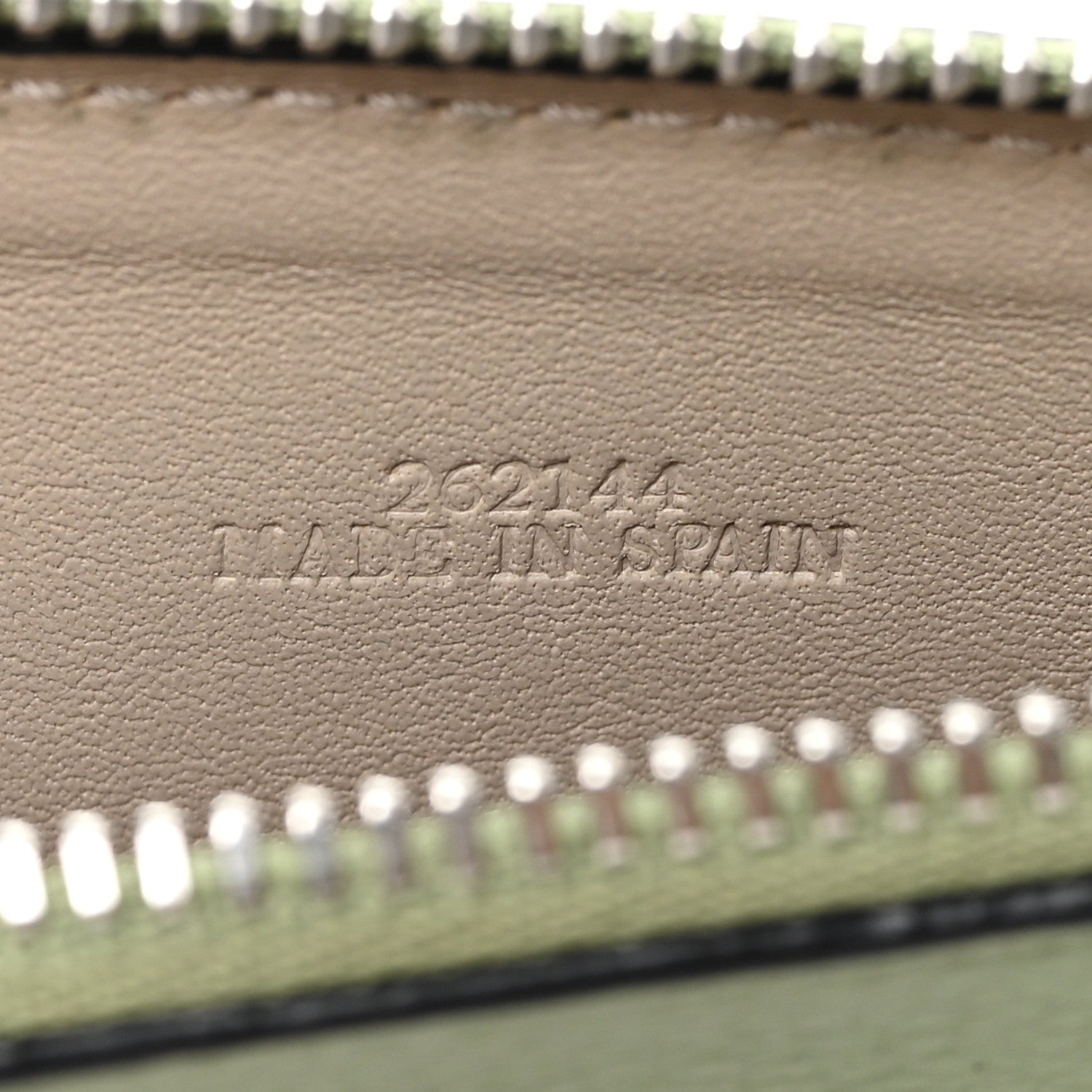 Soft Grained Calfskin Coin Card Holder Rosemary Tan