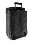 Goyardine Rolling Suitcase Trolley PM Black