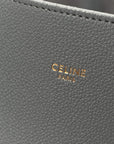 Soft Grained Calfskin Small Belt Cabas Phantom Grey